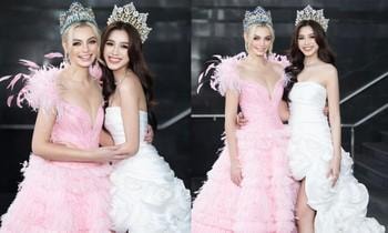 Khoảnh khắc đọ sắc hiếm hoi của Đỗ Thị Hà và Hoa hậu đẹp nhất thế giới khiến fan trầm trồ