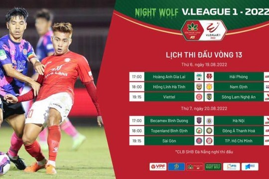 Vòng 13 V.League: Ai vượt ai?