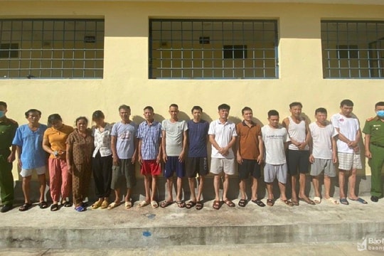 Nghệ An: Triệt xóa ổ nhóm đánh bạc, làm rõ số tiền giao dịch hơn 40 tỉ đồng