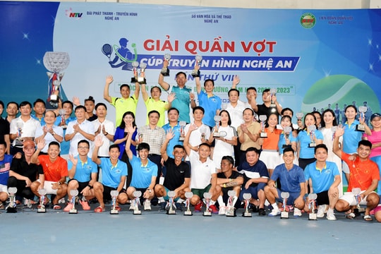 Bế mạc Giải Quần vợt Cúp Truyền hình Nghệ An lần thứ VIII