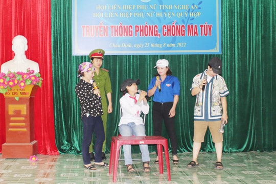 Phụ nữ vùng cao Nghệ An truyền thông phòng, chống tệ nạn ma tuý