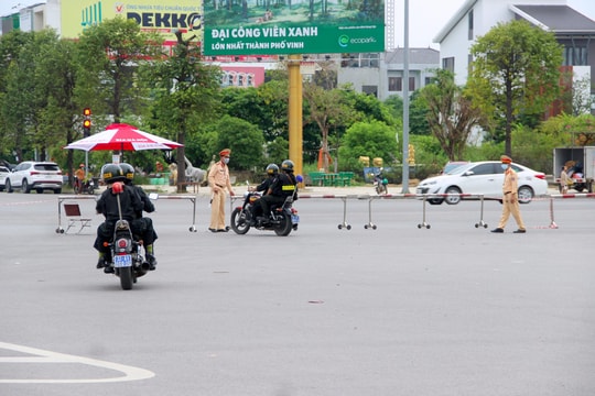 Nghệ An cấm đường phục vụ diễn tập thực binh xử lý tình huống đảm bảo an ninh trật tự