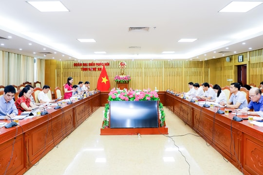 Đoàn Đại biểu Quốc hội làm việc với UBND tỉnh về công tác khám, chữa bệnh 