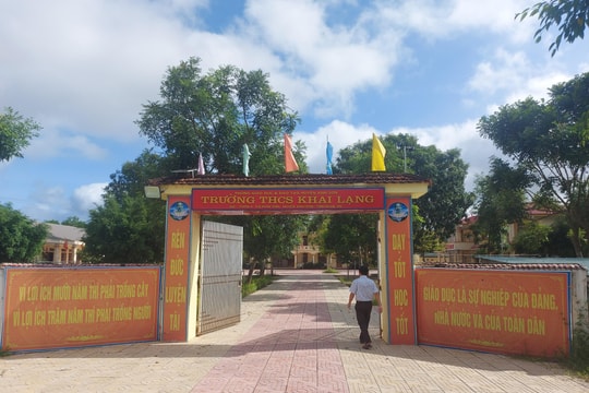 Việc sáp nhập Trường THCS Khai Lạng: Cần đảm bảo quyền lợi cho học sinh