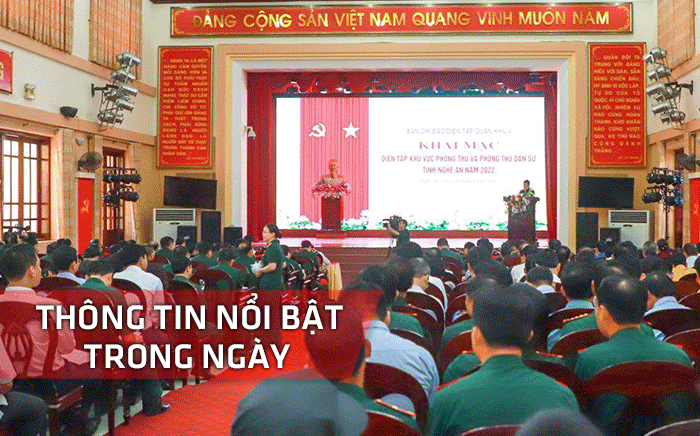 Nghệ An: Thông tin nổi bật ngày 29/8