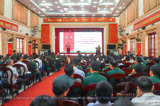Khai mạc diễn tập Khu vực phòng thủ - Phòng thủ dân sự tỉnh Nghệ An năm 2022