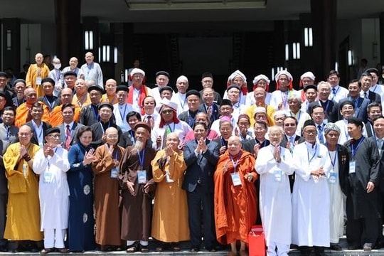 Các tôn giáo luôn đồng hành cùng dân tộc, góp phần tạo nên bản lĩnh, bản sắc và sức mạnh Việt Nam