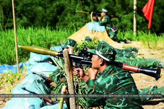 Diễn tập Khu vực phòng thủ - Phòng thủ dân sự: Bắt, tiêu diệt gọn quân địch xâm nhập biên giới