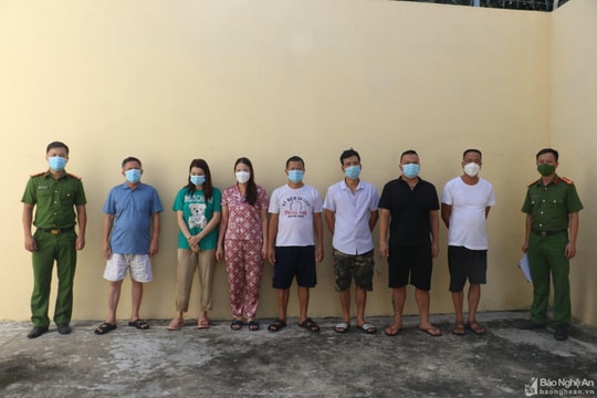 Nghệ An: Phá chuyên án đánh bạc lên tới nửa tỷ đồng