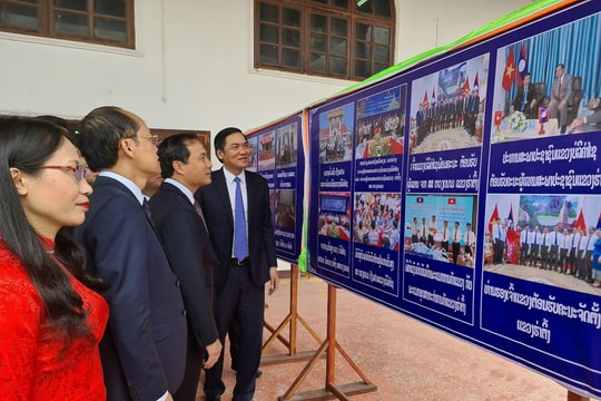 Phó Bí thư Tỉnh ủy Hoàng Nghĩa Hiếu dự lễ kỷ niệm Năm đoàn kết Lào – Việt Nam 