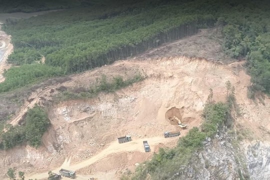 Vụ khai thác khoáng sản trái phép ở Quỳnh Lưu: Xử phạt thêm 350 triệu đồng