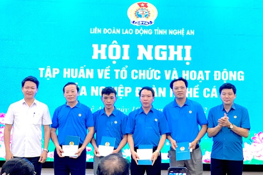 Tập huấn về tổ chức và hoạt động cho các nghiệp đoàn nghề cá