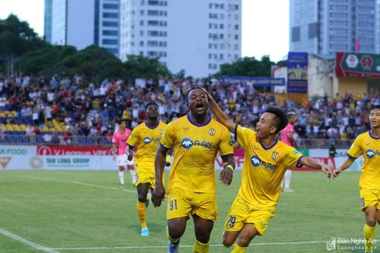 Vòng 16 V.League: Sông Lam Nghệ An cần chiến thắng để ngăn chặn khủng hoảng