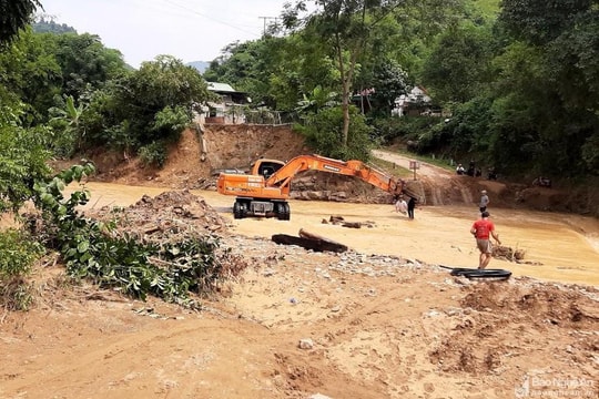 Nghệ An ban hành công điện ứng phó, khắc phục hậu quả mưa lũ 