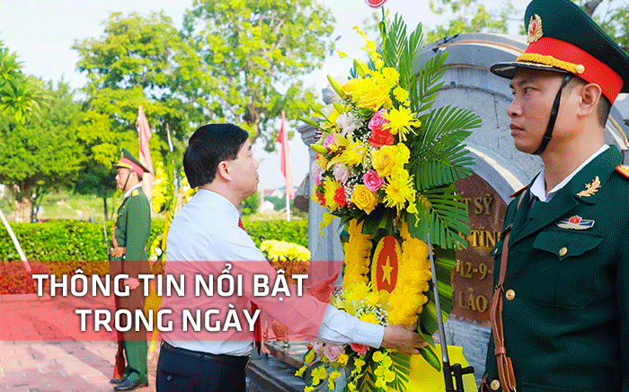 Nghệ An: Thông tin nổi bật ngày 12/9