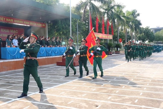 Khai mạc Hội thao Trung đội dân quân cơ động năm 2022 