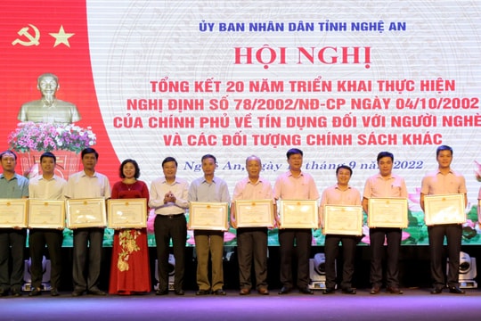 Nghệ An: Tiếp tục tăng cường nguồn lực cho hoạt động tín dụng chính sách