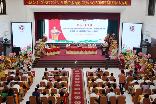 Đại hội Hội Doanh nghiệp nhỏ và vừa tỉnh Nghệ An nhiệm kỳ 2022-2027 thành công tốt đẹp