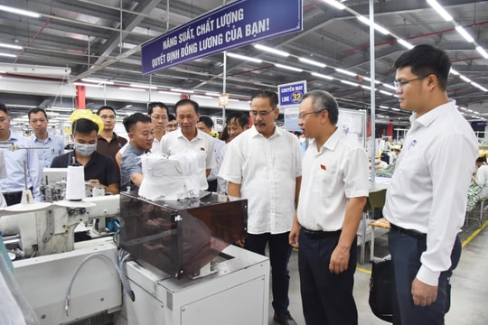 Ủy ban Đối ngoại của Quốc hội giám sát tại các đơn vị, doanh nghiệp ở Nghệ An 