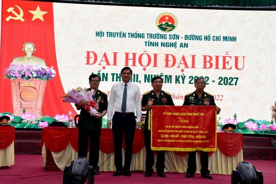 Hội truyền thống Trường Sơn – Đường Hồ Chí Minh tỉnh Nghệ An đại hội nhiệm kỳ 2022 - 2027