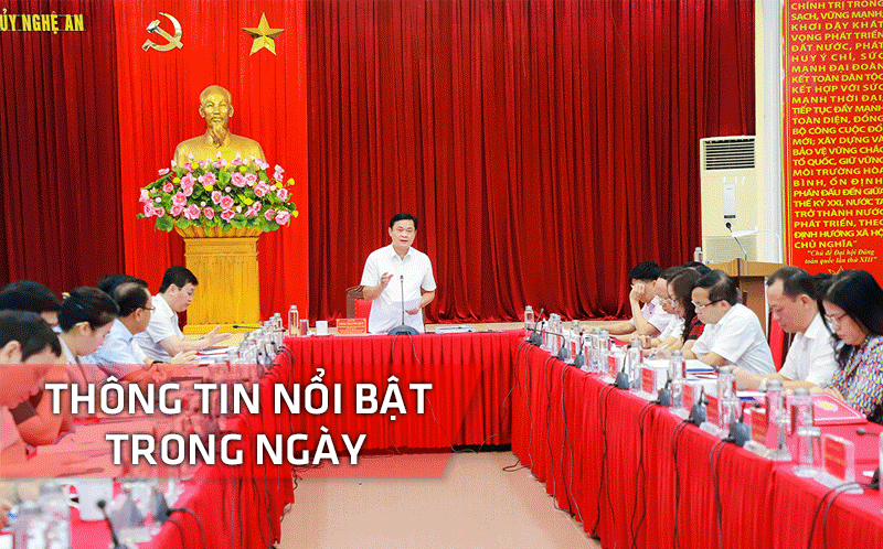 Nghệ An: Thông tin nổi bật ngày 16/9