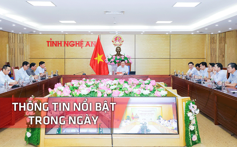 Nghệ An: Thông tin nổi bật ngày 17/9
