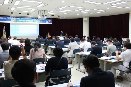 Nghệ An tổ chức hội thảo xúc tiến đầu tư tại thành phố Gwangju (Hàn Quốc)