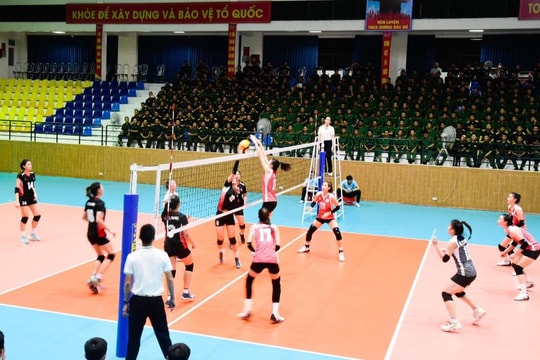 10 đội tuyển mạnh tham gia Giải bóng chuyền Cúp Quân đội mở rộng 2022