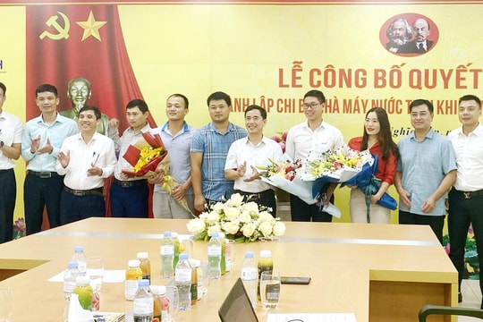 Thành lập thêm tổ chức Đảng trong doanh nghiệp tư nhân ở Nghĩa Đàn