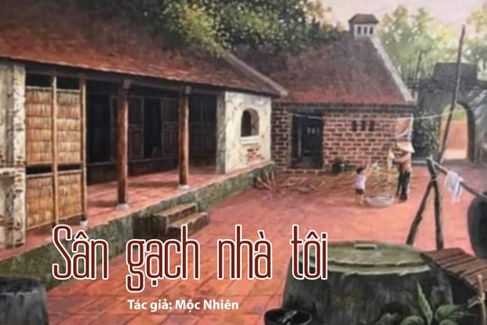 Tản văn hay: Sân gạch nhà tôi