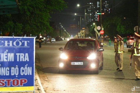 Nghệ An ra chỉ thị nghiêm cấm tác động, can thiệp việc kiểm tra, xử lý vi phạm trật tự an toàn giao thông