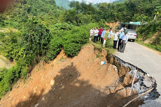 Sở Lao động - Thương binh & Xã hội làm việc với huyện Tương Dương về phòng chống thiên tai - Tìm kiếm cứu nạn