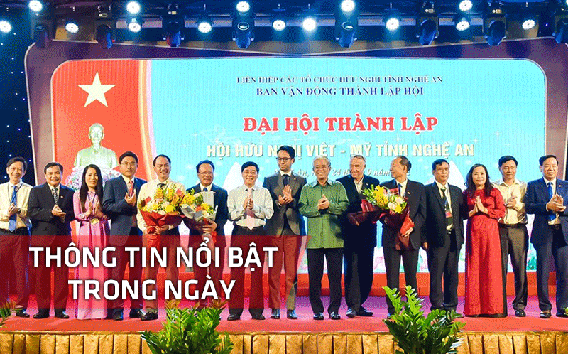 Nghệ An: Thông tin nổi bật ngày 24/9