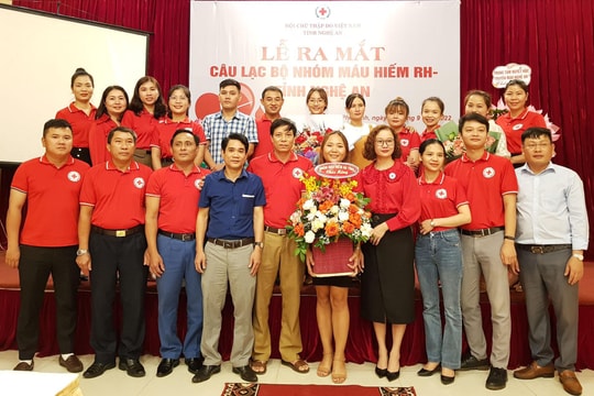 Ra mắt câu lạc bộ nhóm máu hiếm Rh- tại Nghệ An