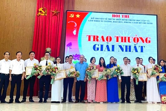 Lan toả phong trào học tập và làm theo Bác 