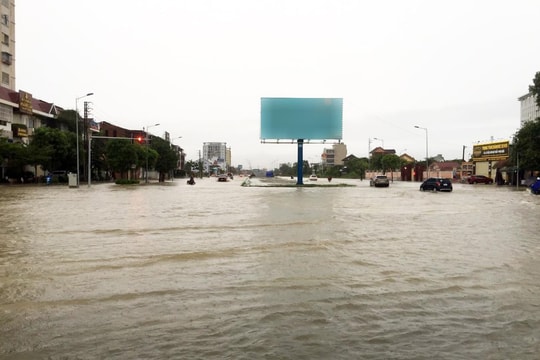 Cảnh báo sạt lở đất và ngập úng ở Nghệ An sau hoàn lưu bão