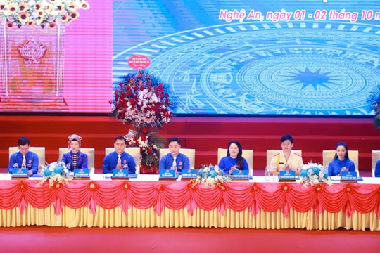 Khai mạc phiên trọng thể Đại hội đại biểu Đoàn TNCS Hồ Chí Minh tỉnh Nghệ An