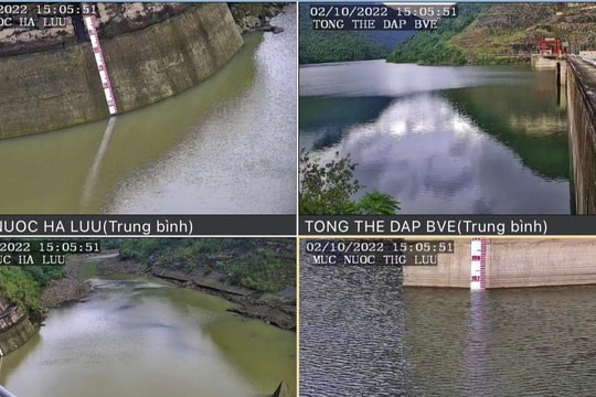 Thủy điện Bản Vẽ chưa phải xả điều tiết lũ sau bão số 4