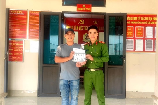 Nghệ An: Thêm 186 công an xã, phường đủ điều kiện đăng ký xe máy