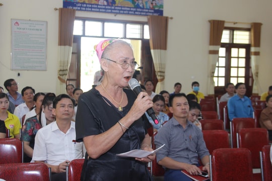 Cử tri huyện Quỳ Châu phản ánh việc bố trí nguồn kinh phí thực hiện một số chương trình còn chậm