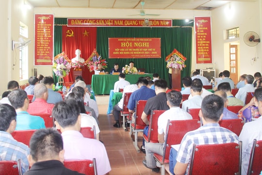 Cử tri Quế Phong phản ánh về cụm dân cư '4 không' tại xã Cắm Muộn