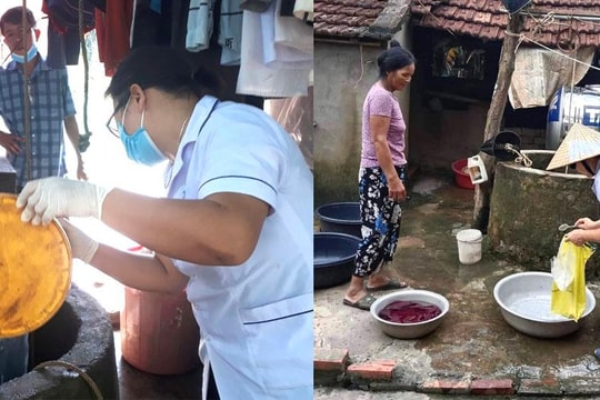 Tân Kỳ xử lý hơn 3000 giếng nước ô nhiễm sau lũ lụt