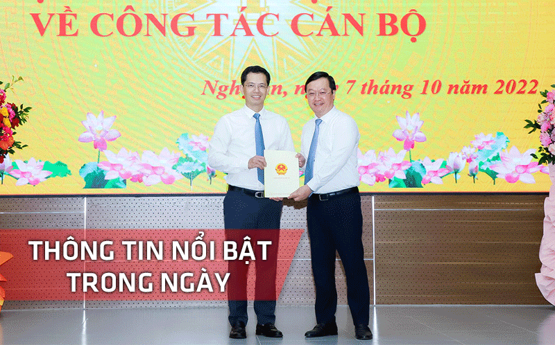 Nghệ An: Thông tin nổi bật ngày 7/10