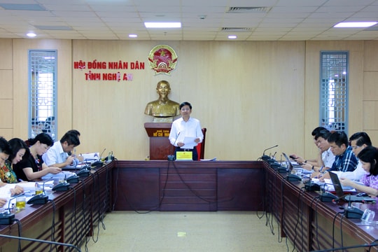 Thống nhất trình HĐND tỉnh điều chỉnh tăng chỉ tiêu kế hoạch 15 dự án với số vốn hơn 112 tỷ đồng 