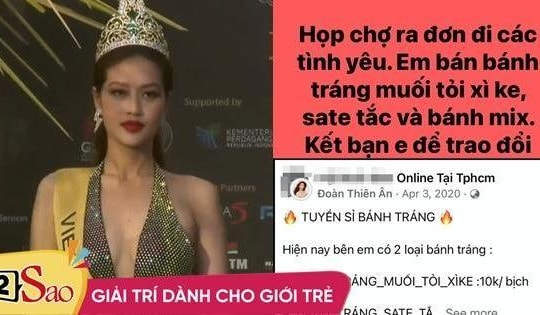 Thiên Ân bán hàng online 10k, rao khắp hội nhóm để mưu sinh