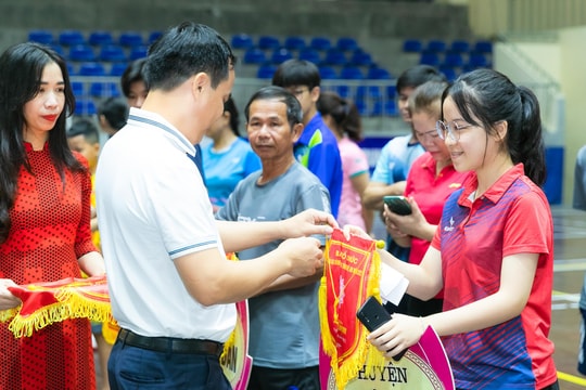 Hơn 100 vận động viên tham gia Giải Gia đình thể thao tỉnh Nghệ An năm 2022