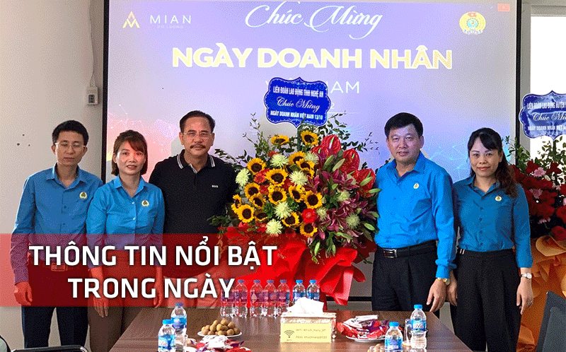 Nghệ An: Thông tin nổi bật ngày 9/10