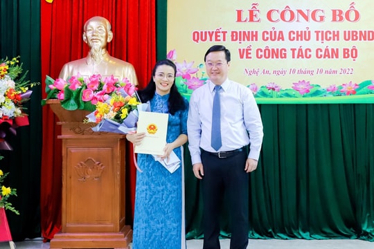 Công bố quyết định điều động, bổ nhiệm Giám đốc Sở Tư pháp