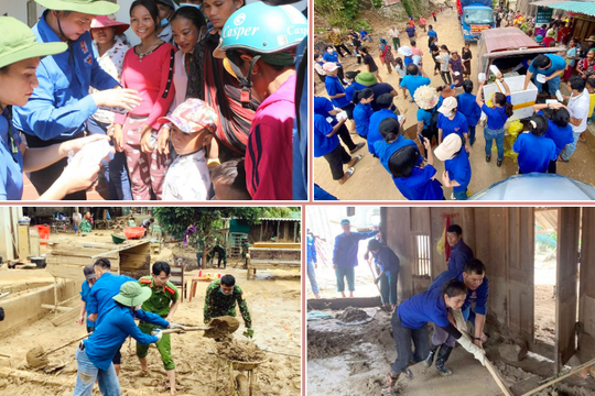 Tuổi trẻ Nghệ An và hành trình 10 ngày hướng về vùng lũ 