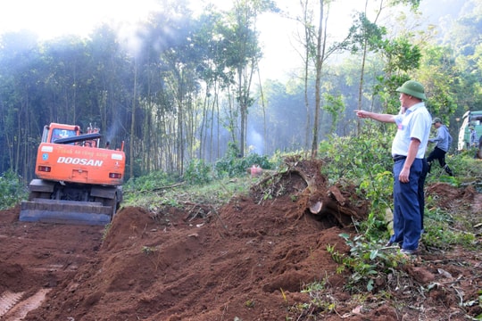 Tân Kỳ cưỡng chế thu hồi đất để thực hiện Dự án xây dựng nhà máy xử lý chất thải